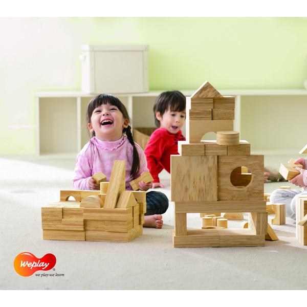 Soft Wood Bausteine 152-tlg., 4cm stark
